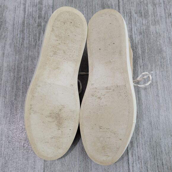 Jenni Kayne Tan Pull-on Lace-up Leather Trainer Sneaker - Picture 6 of 11